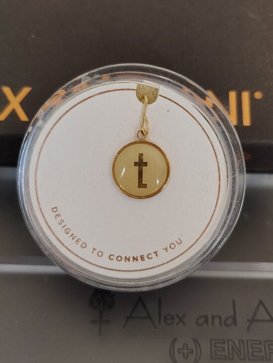 Alex and Ani Jewelry - Alex and Ani 925 Sterling Silver Initial T Charm 899